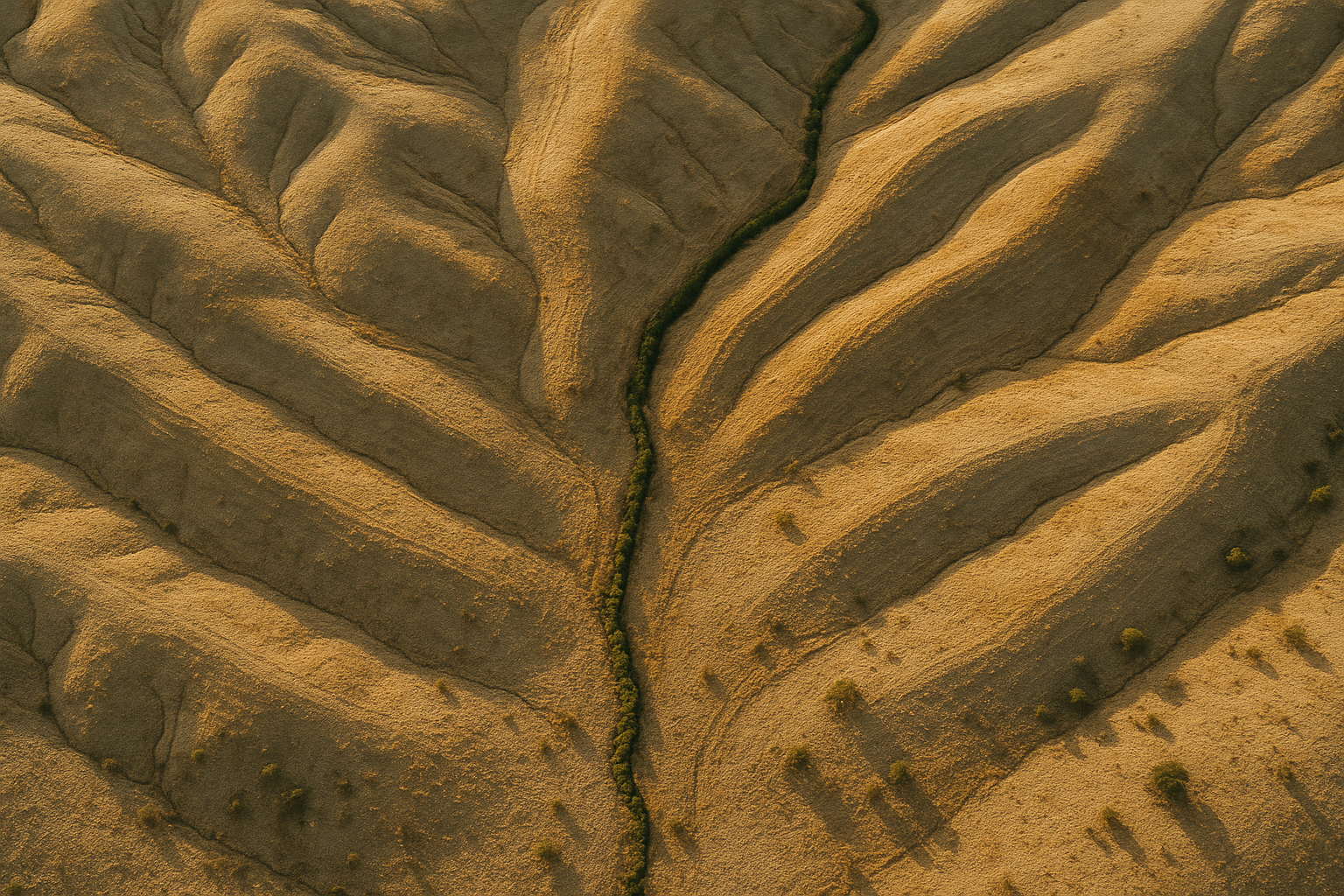 Topographic contour-line aerial of Hillview Park, layered bathymetric rendering of ridges and valleys, gold contours over pale cream.