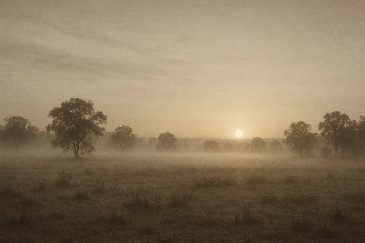 Dawn paddock