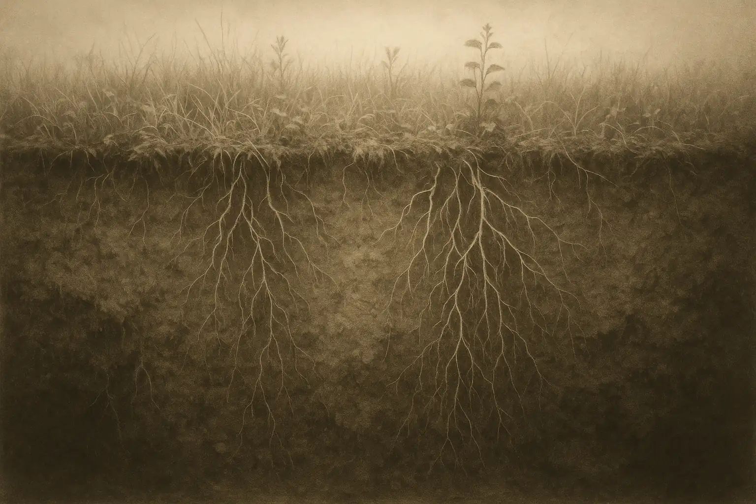 Soil cross section